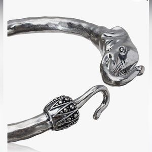 Lucky Brand: Silver elephant bangle bracelet